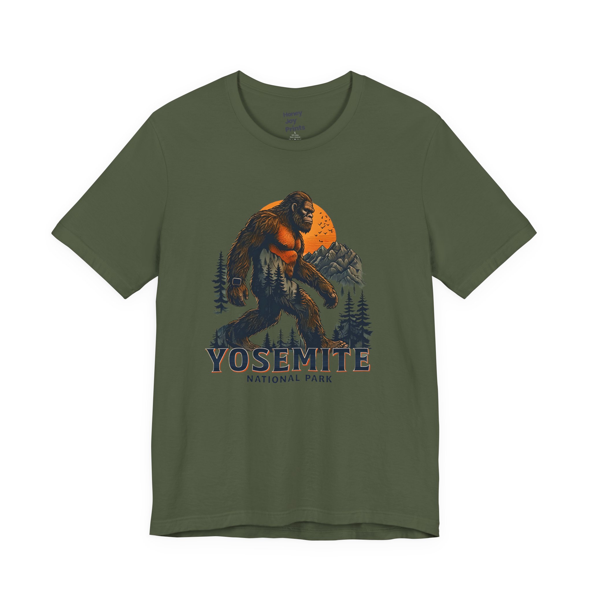 Yosemite Bigfoot Graphic Tee | Unisex Jersey Short Sleeve Shirt, Nature Lover Gift, Adventure T-Shirt, Outdoor Apparel, Casual Wear - Image 19